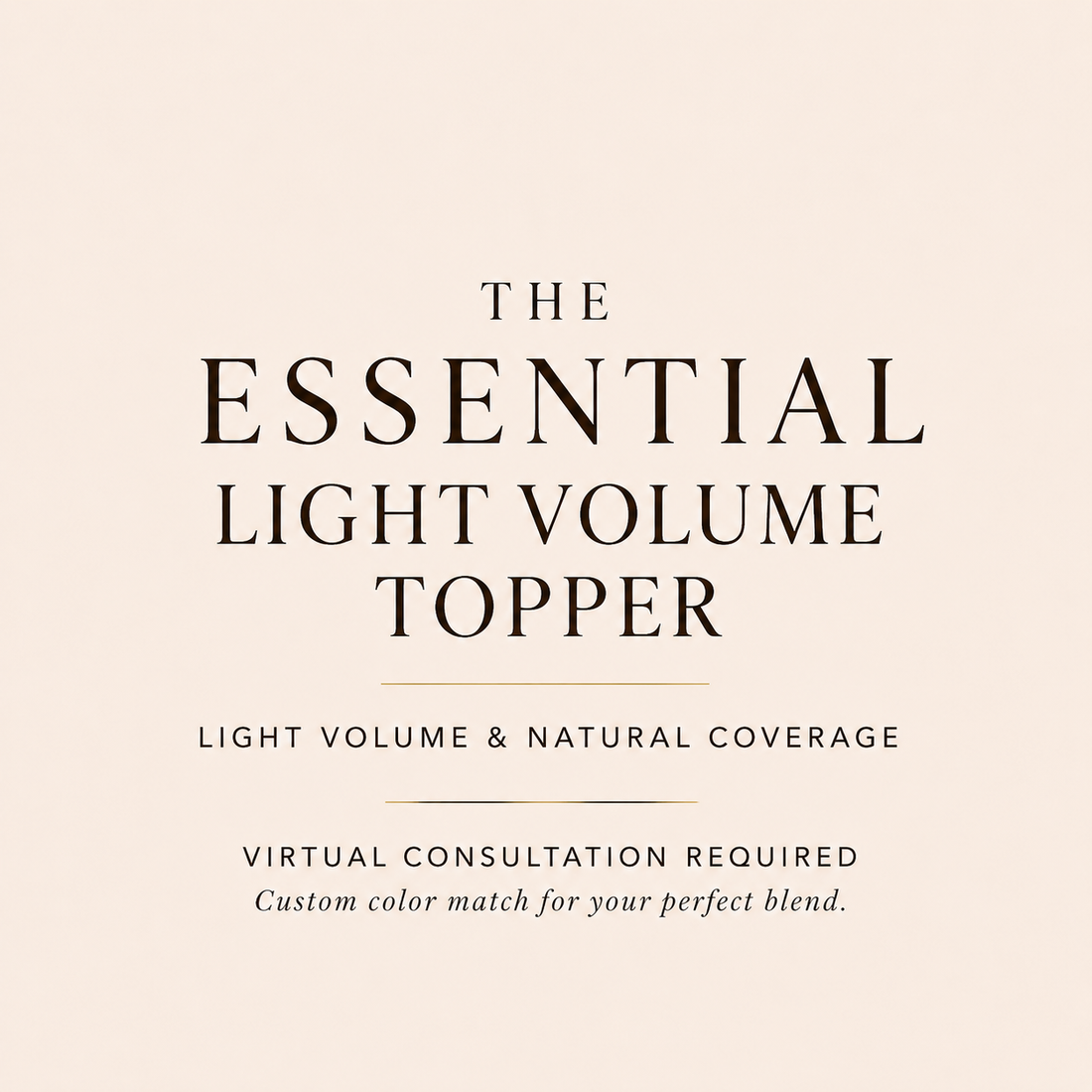 The Essential Light Volume Topper
